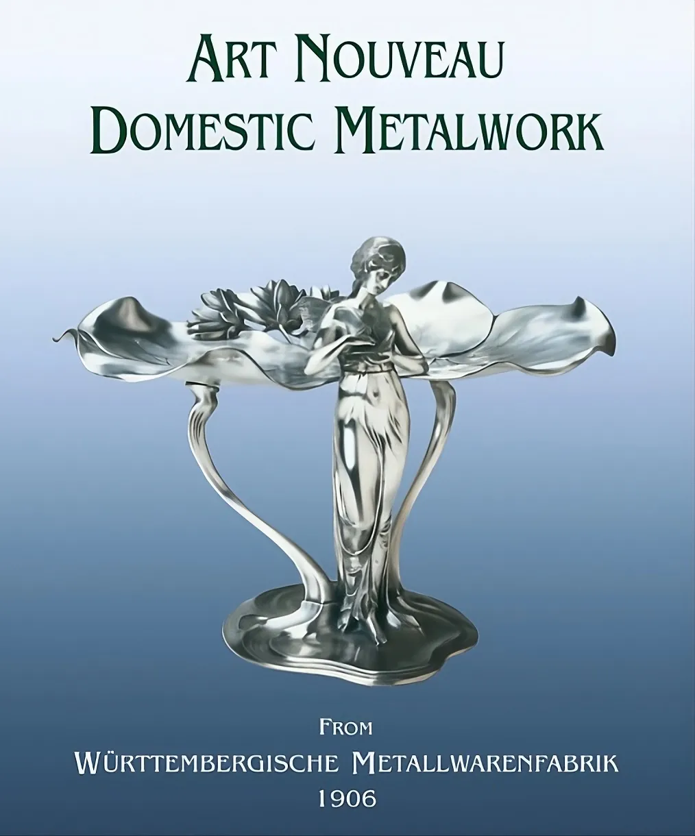 古董中心装饰品 WMF，花卉设计，完美桌面装饰