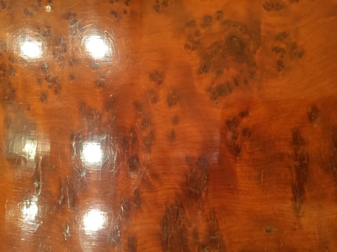 Antique bar with a glossy, detailed surface