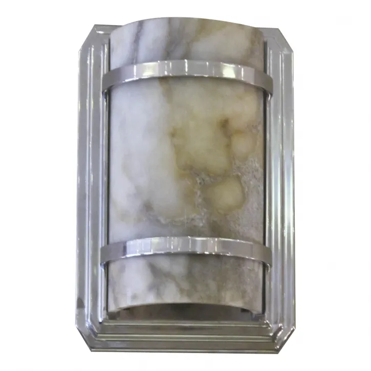 Par de apliques antigos com acabamento elegante para paredes