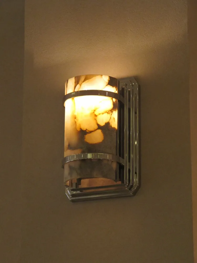 antique wall sconce with elegant warm design