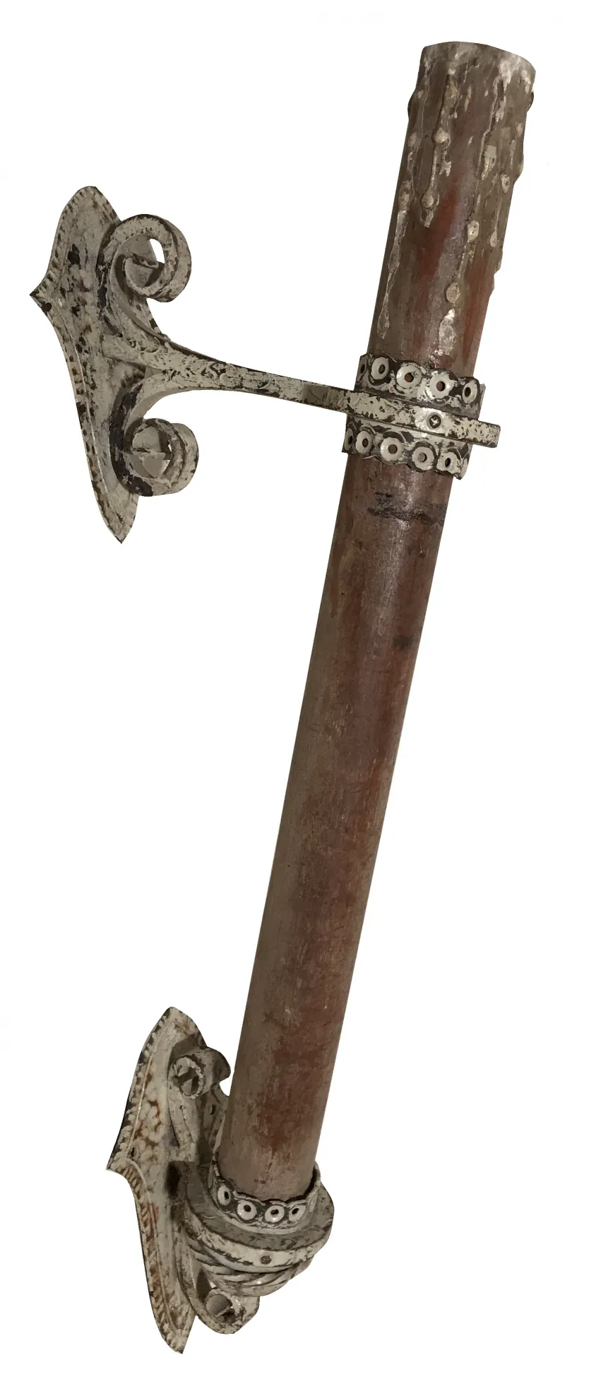 Antike Wandleuchter mit dekorativem und elegantem Design.