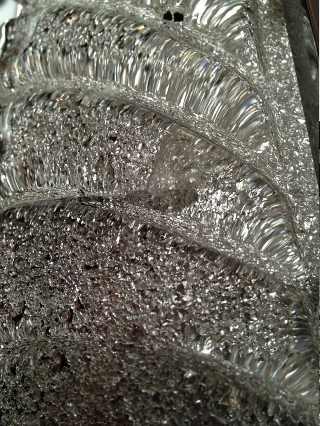 고전 유리 벽등 한 쌍의 복잡한 세부 사항, 장식에 적합