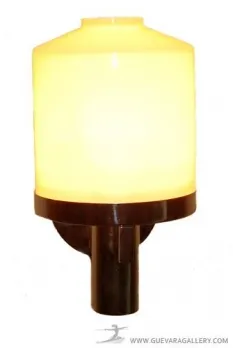 Pair of antique sconces with soft light. Perfect for cozy settings.