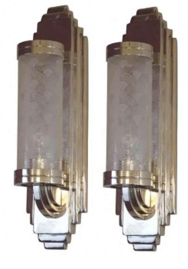 Stylish antique sconces with soft light and classic design, perfect for interior decor.