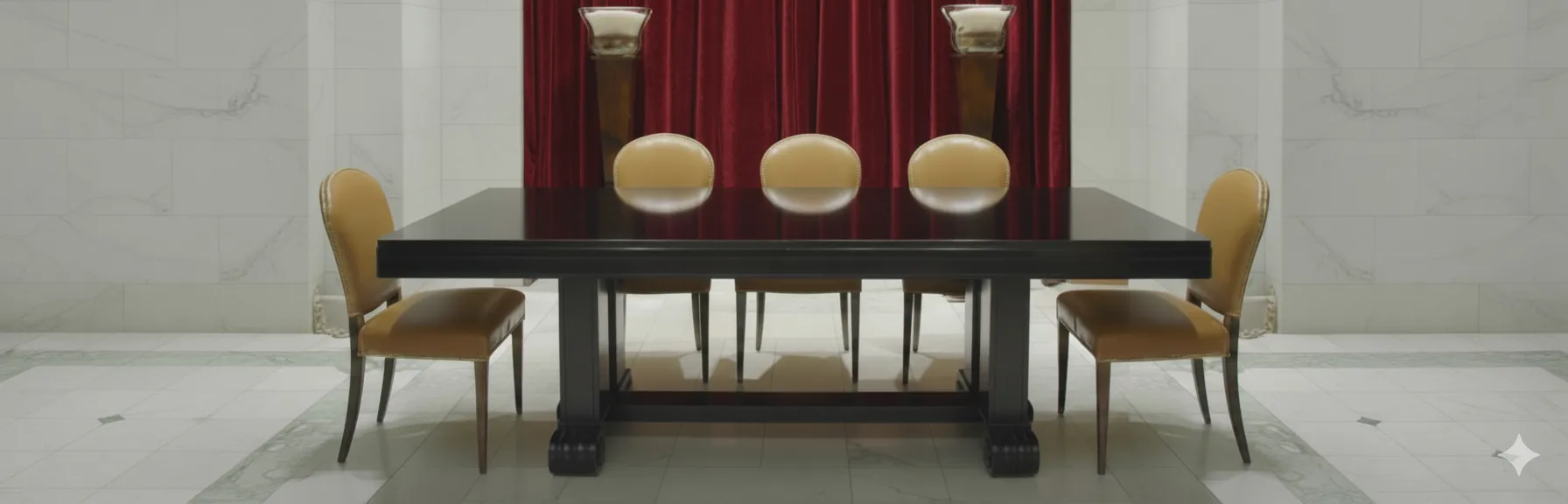 Sillas modernas de comedor con tapizado claro, elegantes y confortables, en un ambiente minimalista.