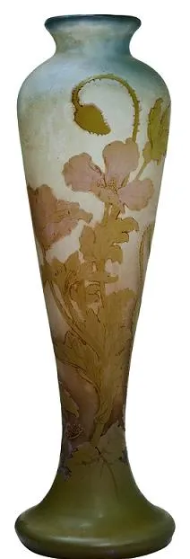 Verre signé (Gallé ) (français)