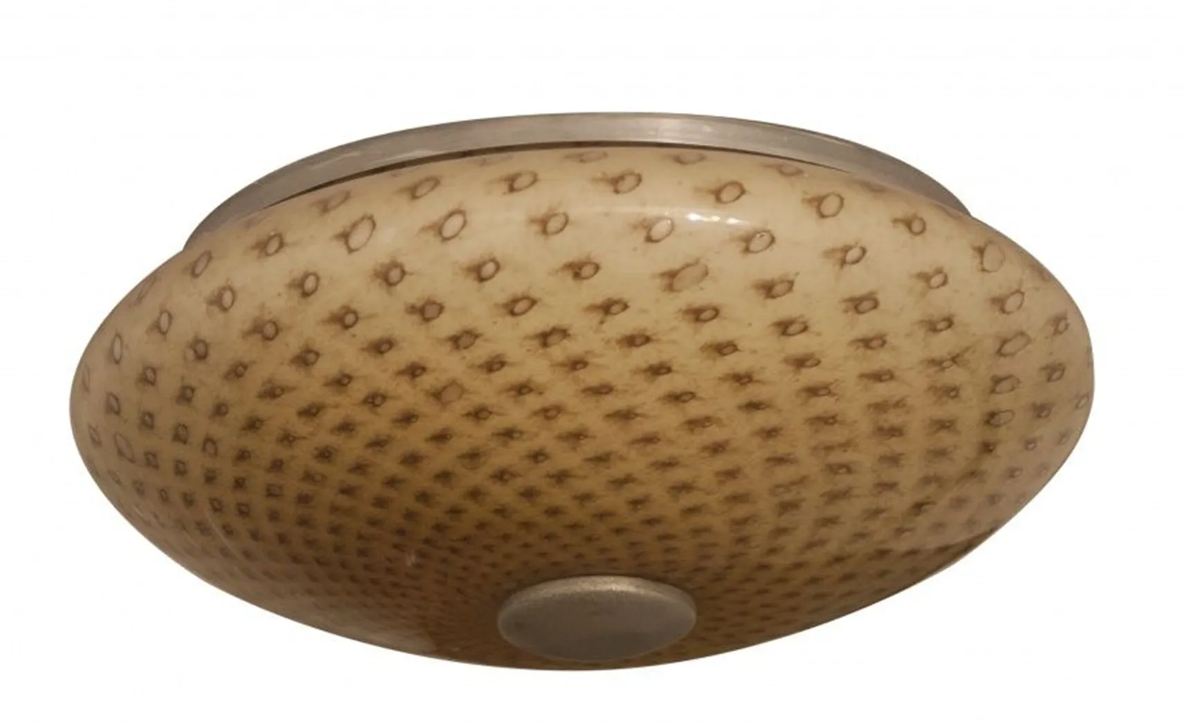 plafonnier ancien avec un design détaillé en crème