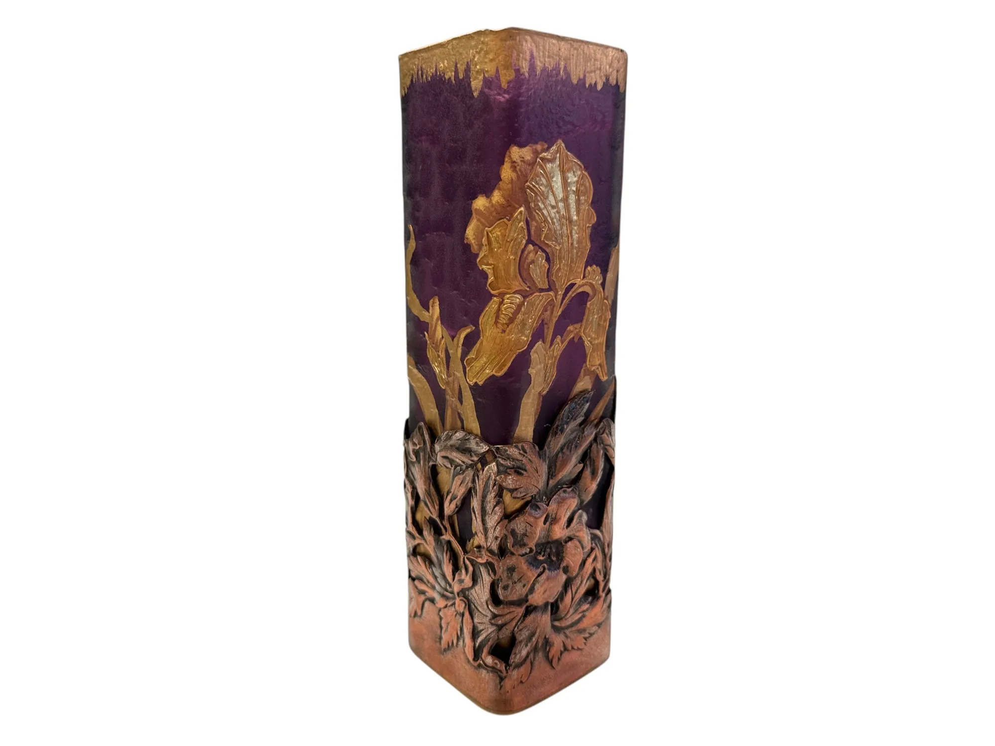 Verre signé (Daum Nancy) (français)