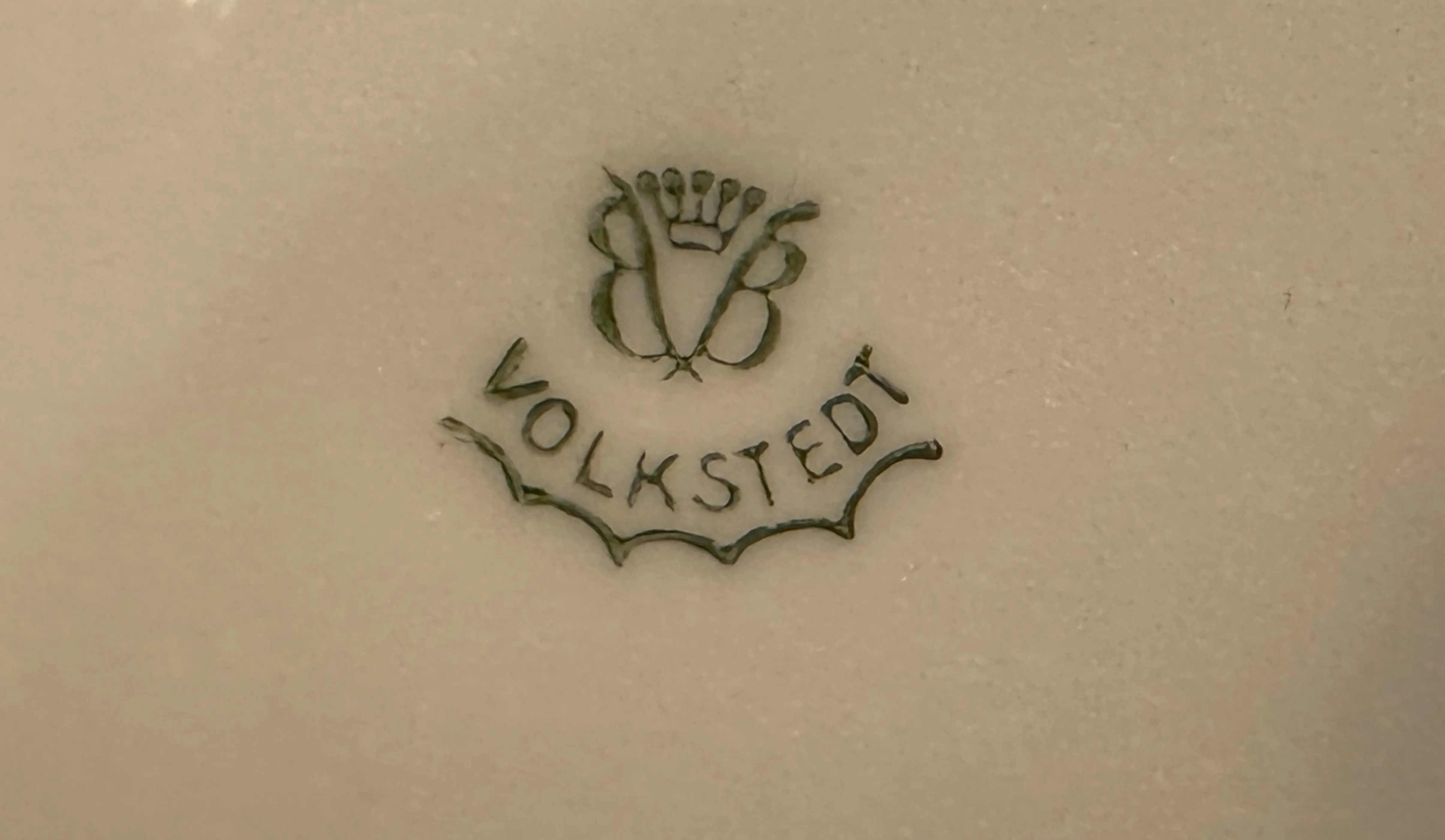 Sceau ancien de Volkstedt avec un design unique.