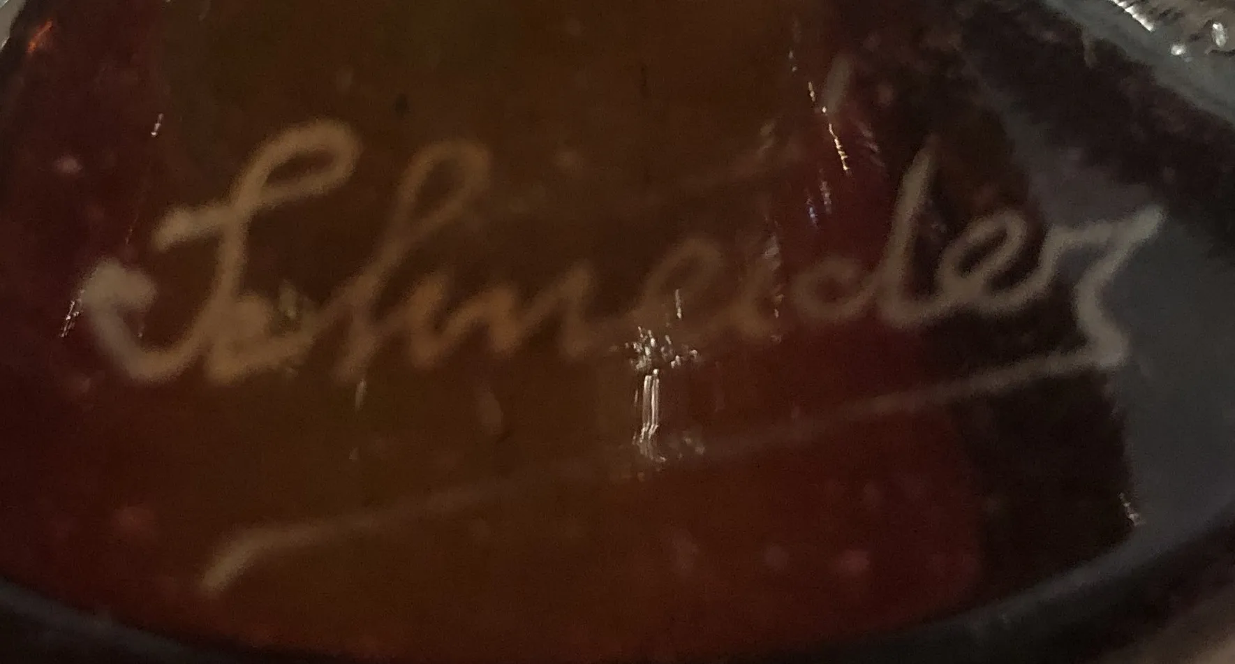sceau ancien schneider avec inscription claire