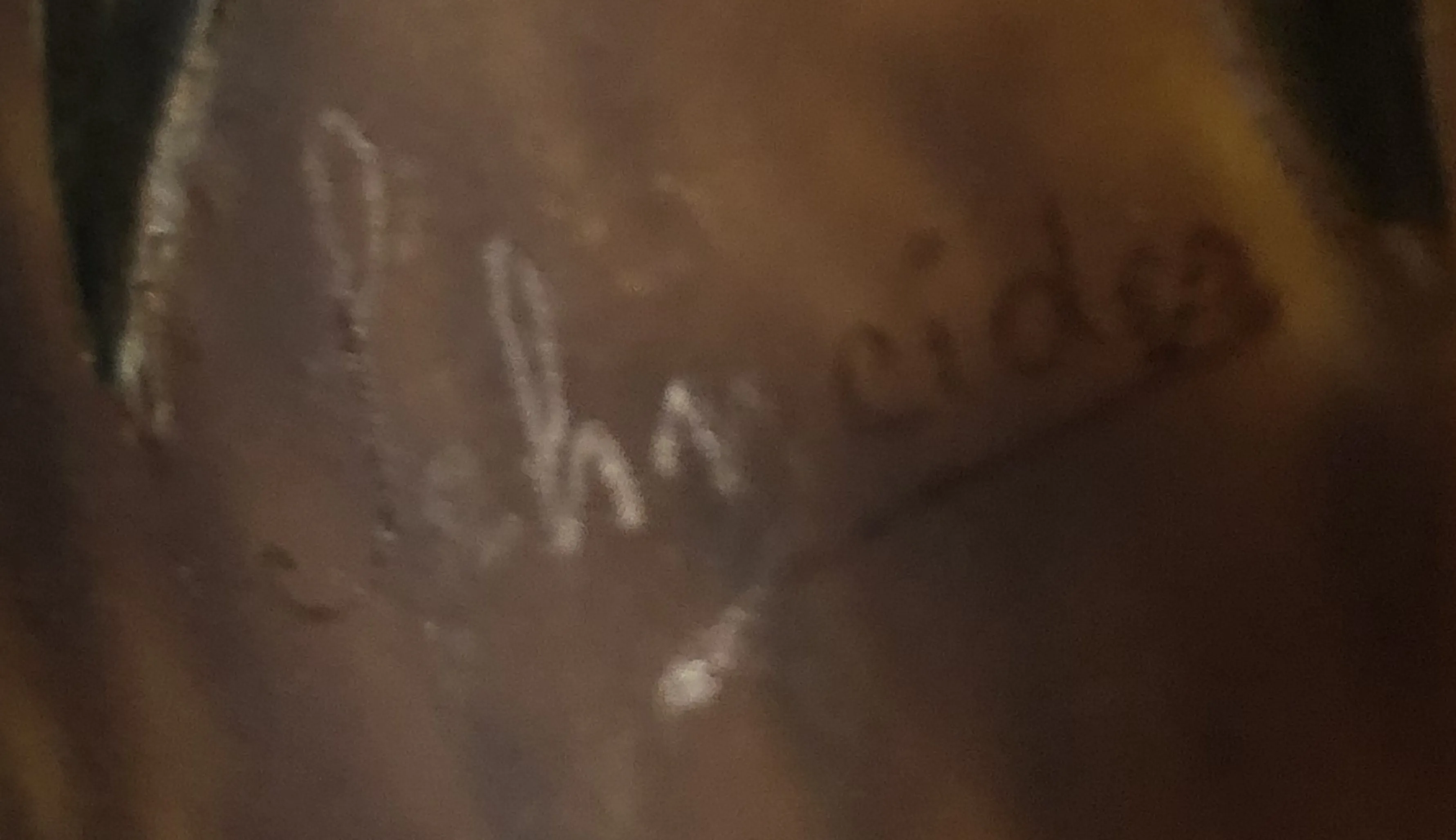 sceau ancien avec inscription schneider visible
