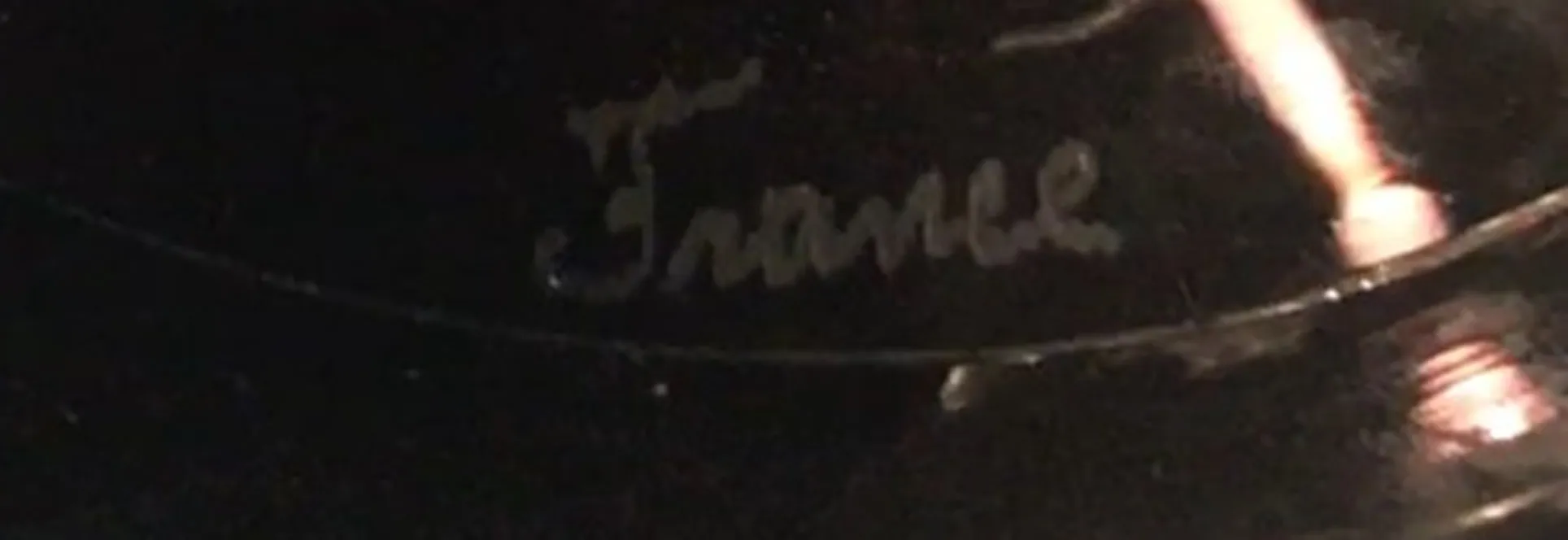sceau ancien de France, détail de l'inscription