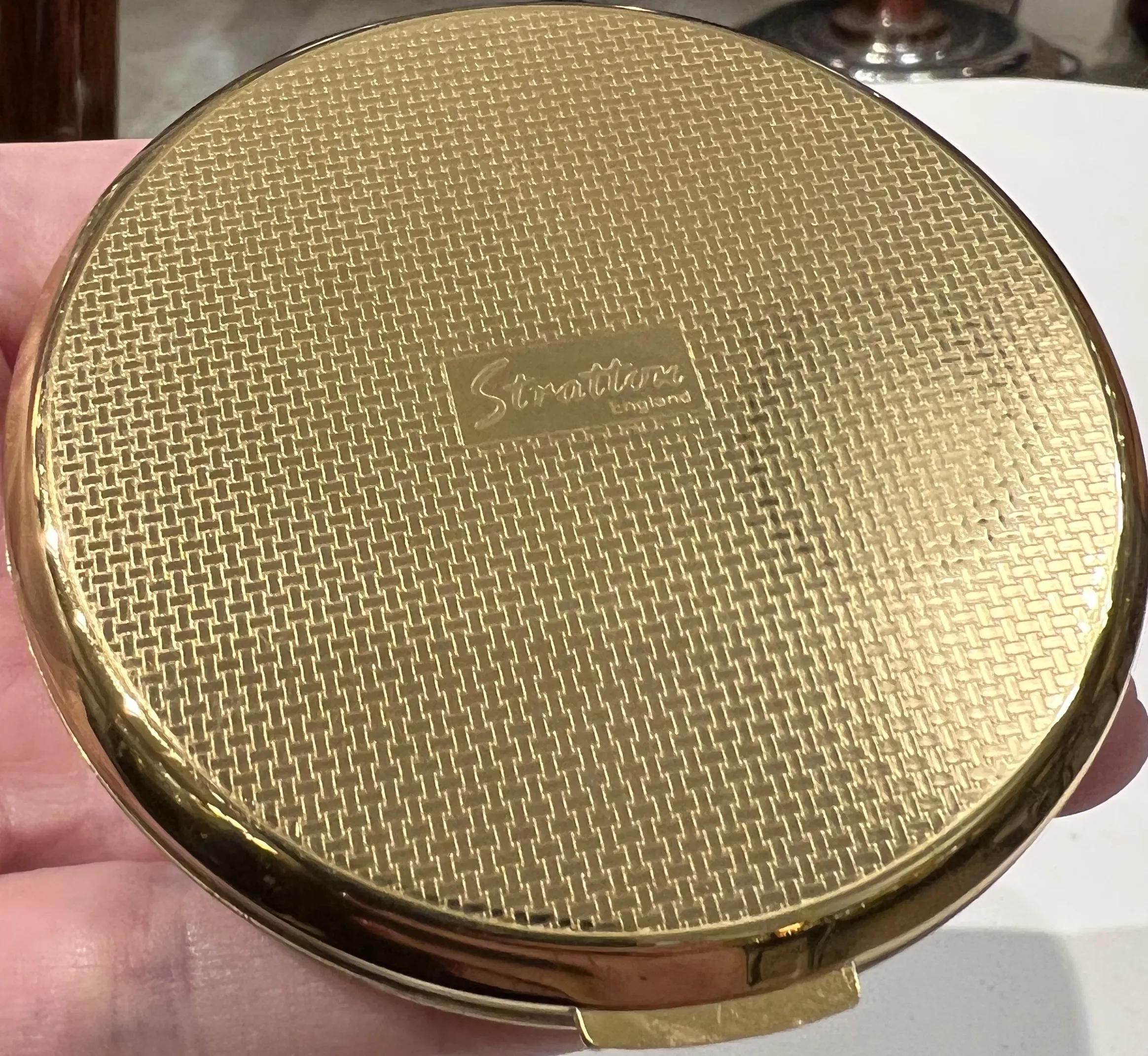 sigillo antico decorativo di Stratton, Inghilterra, dorato