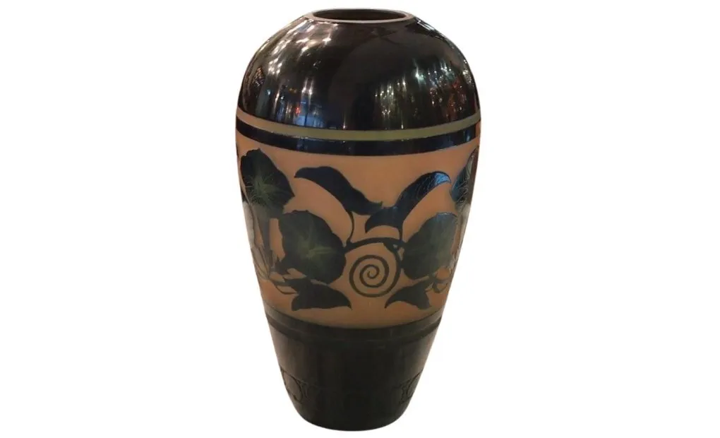 زجاج موقّع (D'Argental ) (فرنسي)