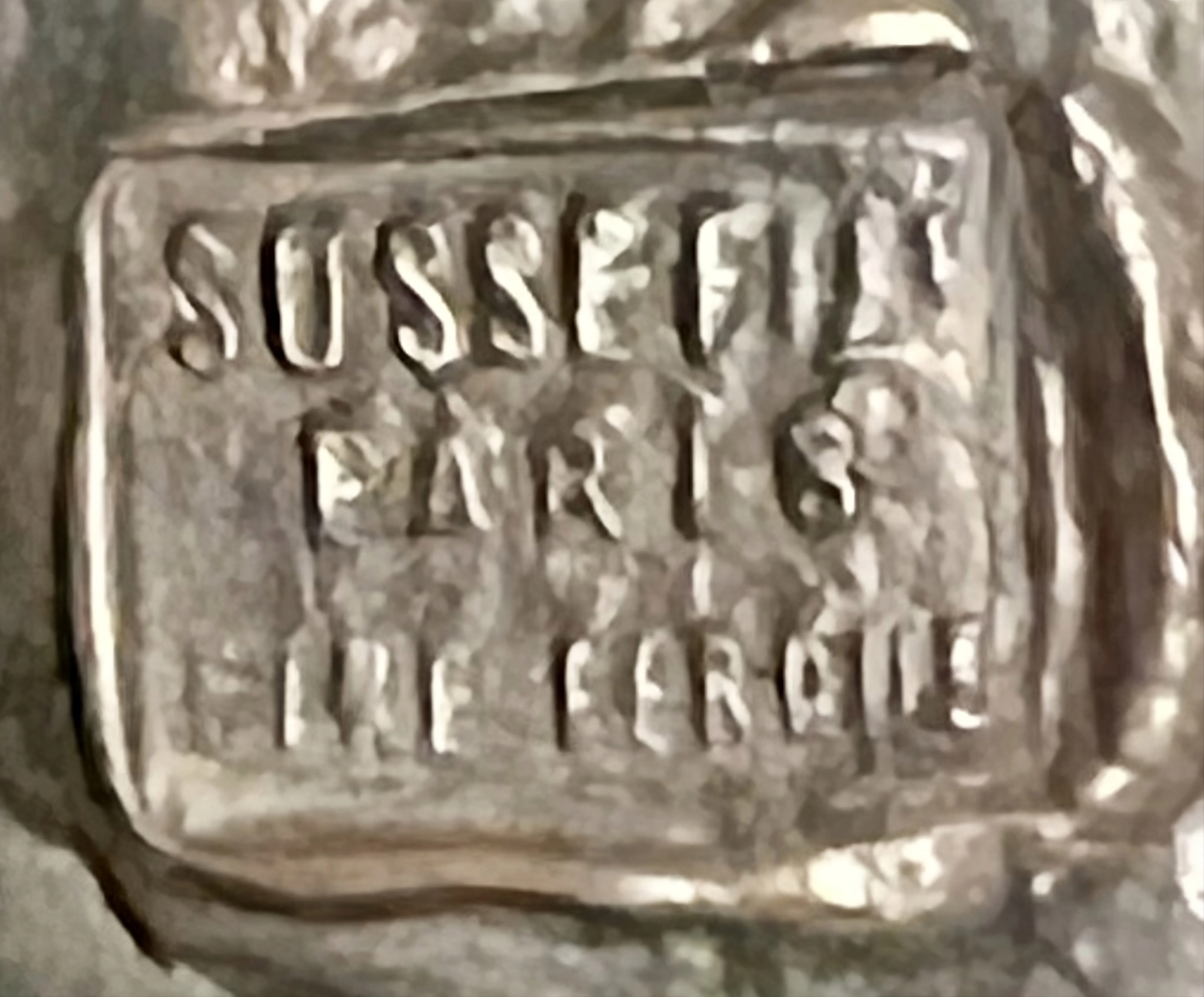 ختم قديم مع نقوش من SUSSE FRÈRES PARIS CIRE PERDUE